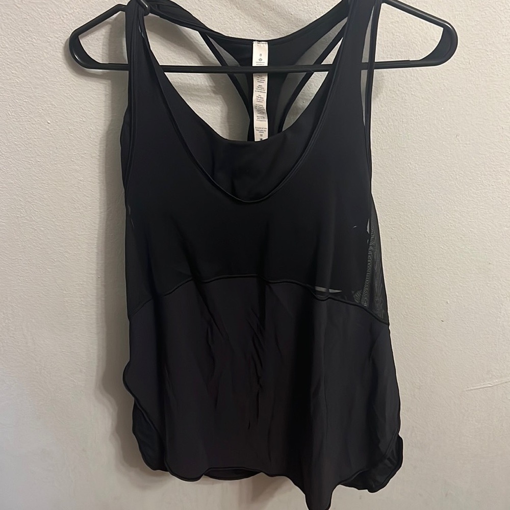 Lululemon Black Running Tank
